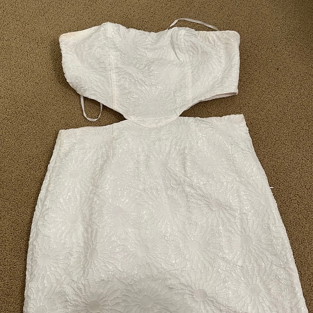 Princess Polly Floral Cut Out Dress